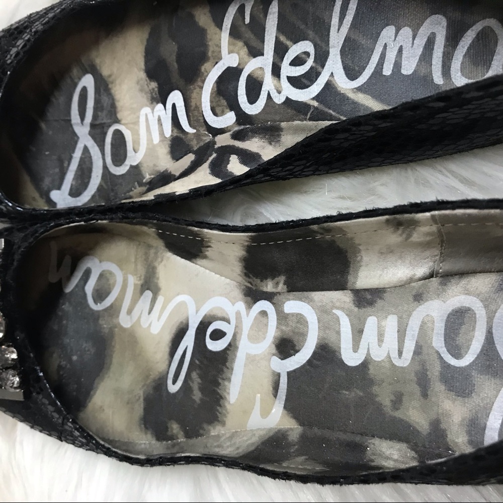 Sold Sam Edelman Black S Caper Ballet flats - Picture 5 of 8